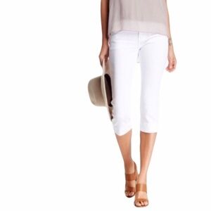 Kut From The Kloth Natalie Crop White Jeans 0 P